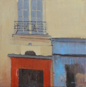 Colores de París, 2016 (óleo sobre lino) de Michael G. Clark