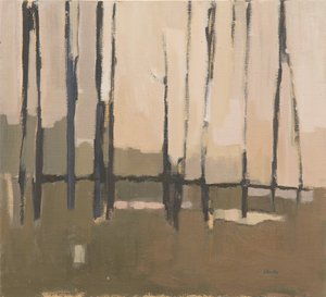 Jardins des Tuileries, 2017 (óleo sobre lino) de Michael G. Clark