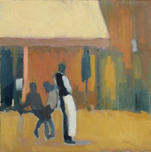 Camarero, París, 2016 (óleo sobre lino)