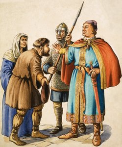 Enrique II escucha la queja de un humilde súbdito