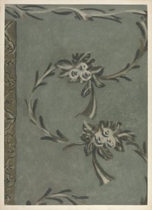 Pared decorada a mano alzada, c. 1940 de Michael Lauretano