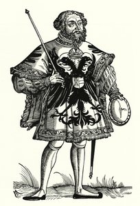 Un Heraldo Imperial Alemán de Michael Ostendorfer