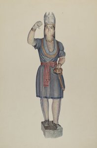 Indio de tienda de cigarros, c. 1938 de Michael Riccitelli