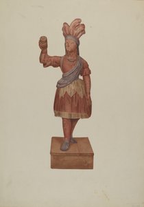 Indio de tienda de cigarros, c. 1939