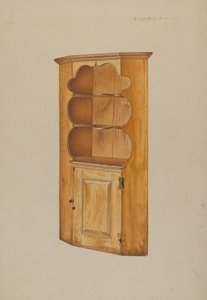 Armario de esquina, c. 1938 de Michael Riccitelli