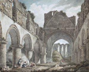 Abadía de Buildwas, Shropshire, siglo XVIII de Michael Rooker