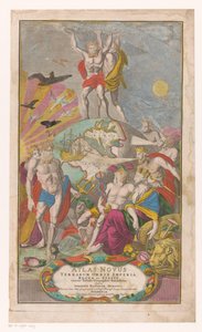 Atlas y Hércules llevan cielos estrellados
Portada de: Johann Baptista Homann, Atlas Novus Terrarum Orbis Imperia, Regna et Status exactis Tabulis Geographicè demonstrans, 1729 de Michael Rössler