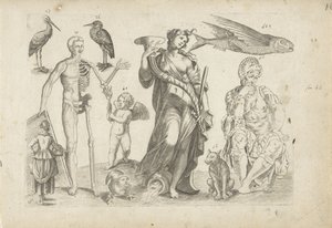 Hoja de ejercicios con ejemplos de dibujo: animales y figuras diversas de Michael Snijders
