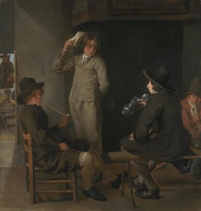 Una sala de taberna de Michael Sweerts