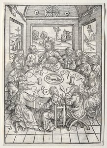 Der Schatzbehalter: La última cena de Michael Wolgemut