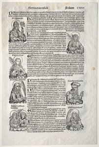 Crónica de Núremberg, 1493 de Michael Wolgemut
