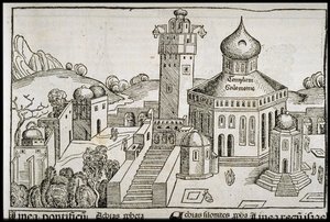 Templum Salomonie del Crónica de Schedel del Mundo, ca. 1493