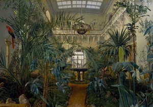 Jardín de invierno en el Palacio de Invierno en San Petersburgo de Michail Ivanovich Antonov