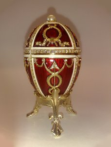 El huevo de capullo de rosa, 1895 de Michail Yevlampievich, Perkhin