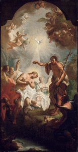 El bautismo de Cristo de Michel Angelo Unterberger