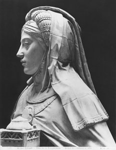 Nantes, Catedral de San Pedro y San Pablo, tumba de Francisco II, Duque de Bretaña y Margarita de Foix, cabeza de la Templanza, 1502-07