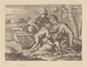María y el Niño con H. Anna de Michel Corneille (II)