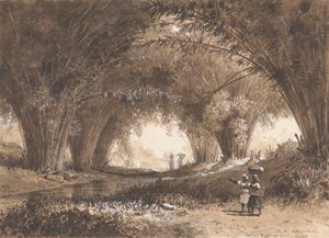 Arcos de bambú, St. Anns de Michel Jean Cazabon