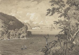 Las Bocas desde el Fuerte Viejo, Macqueripe de Michel Jean Cazabon