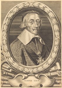 Armand Jean du Plessis, Cardenal Richelieu de Michel Lasne