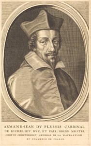Armand Jean du Plessis, Cardenal Richelieu de Michel Lasne