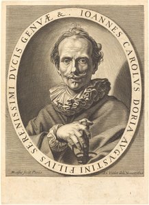 Jean Charles Doria de Michel Lasne after Simon Vouet