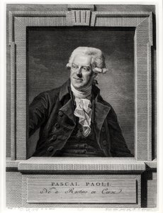 Retrato de Pascal Paoli, grabado por Benoit Louis Henriquez de Michel Martin Drolling