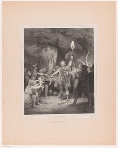 Julius Civilis jura contra los romanos Claudius Civilis (título sobre objeto)