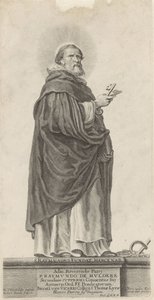De heilige Raymond van Peñafort Fundaciones de St. Raymond. mercenario (título sobre objeto) de Michel Natalis