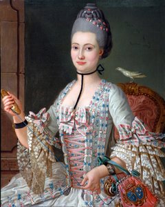 Retrato de Elizabeth de la Vallée de la Roche de Michel Pierre Hubert Descours