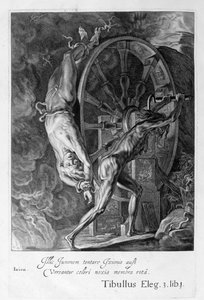 Ixión en el Tártaro en la rueda, 1655