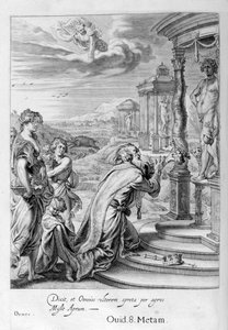 Oeneo, rey de Calidón, habiendo descuidado a Diana en un sacrificio es castigado por su impiedad, 1655