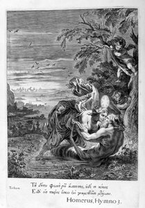 Tithonus, amante de Eos, convertido en saltamontes, 1655