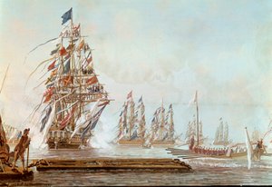 El ala del baluarte, fiesta dada en Toulon al Conde de Provenza en julio de 1777 en el puerto de Toulon de Michel de Toulon