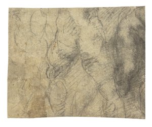 Desnudo masculino visto desde atrás de Michelangelo Buonarroti