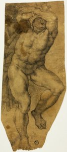 Desnudo masculino ascendente de Michelangelo Buonarroti