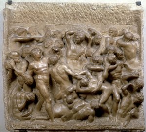 Batalla de centauros de Michelangelo Buonarroti