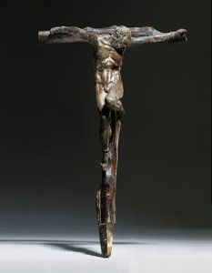 Grupo de crucifixión de Cristo, el Buen Ladrón y el Mal Ladrón de Michelangelo Buonarroti