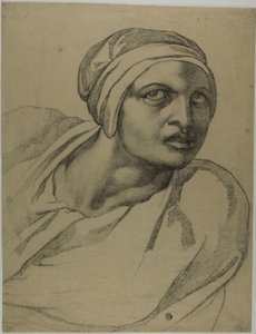 Figura de medio cuerpo de Michelangelo Buonarroti