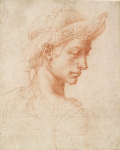 Cabeza ideal, finales del siglo XV-principios del siglo XVI de Michelangelo Buonarroti