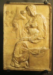 Madonna de las escaleras de Michelangelo Buonarroti