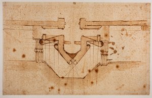 Proyecto de fortificación de una puerta, siglo XVI (dibujo)