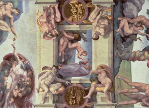 Techo de la Capilla Sixtina (1508-12): La creación de Eva de Michelangelo Buonarroti