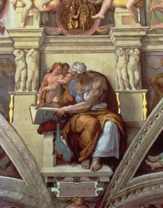 Techo de la Capilla Sixtina: Sibila Cumea