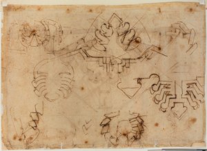 Estudios para fortificaciones de Michelangelo Buonarroti