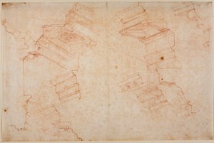 Estudios a partir de monumentos romanos de Michelangelo Buonarroti