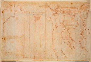 Estudios a partir de monumentos romanos de Michelangelo Buonarroti