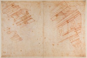Estudios a partir de monumentos romanos de Michelangelo Buonarroti
