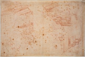 Estudios a partir de monumentos romanos de Michelangelo Buonarroti