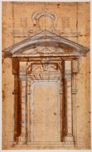 Estudio para Porta Pia de Michelangelo Buonarroti